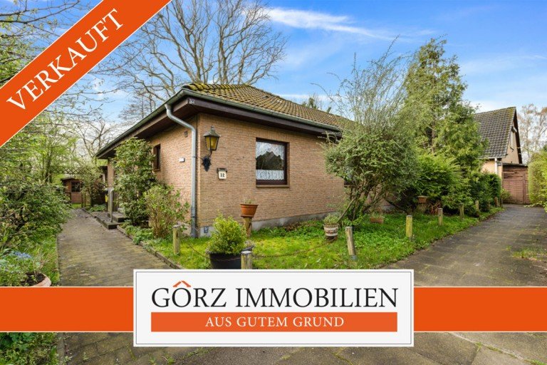  Norderstedt Bungalow *VERKAUFT* - Bungalow in ruhiger und begehrter Lage von Norderstedt mit Garage und Vollkeller