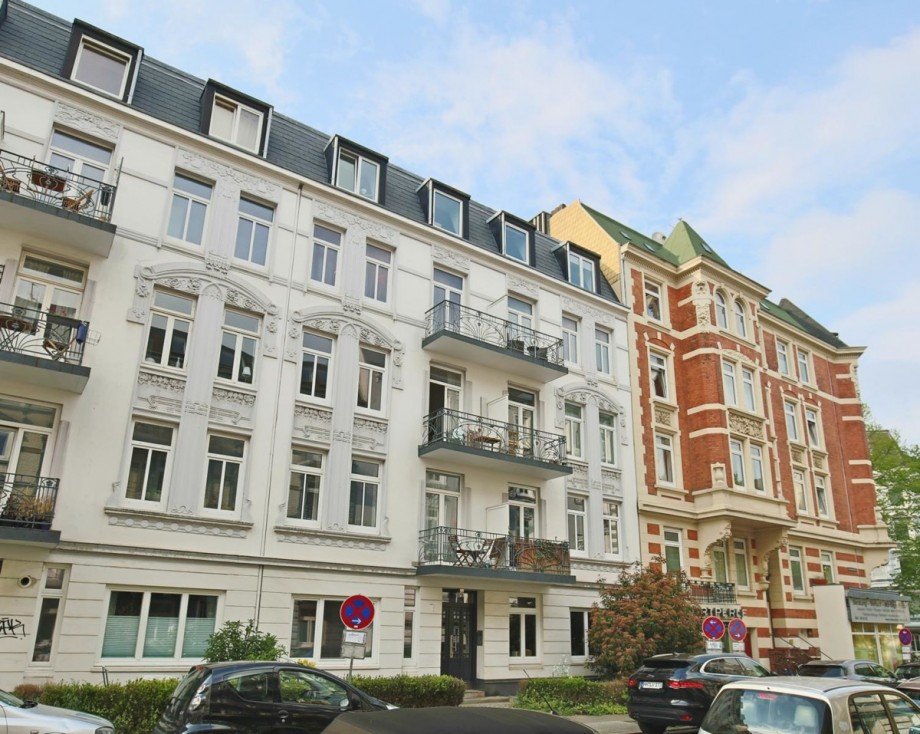 Ruhige Stra�e Wohnanlagen Hamburg