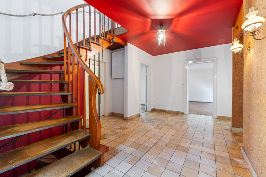 Treppe zum OG Einfamilienhaus Tangstedt