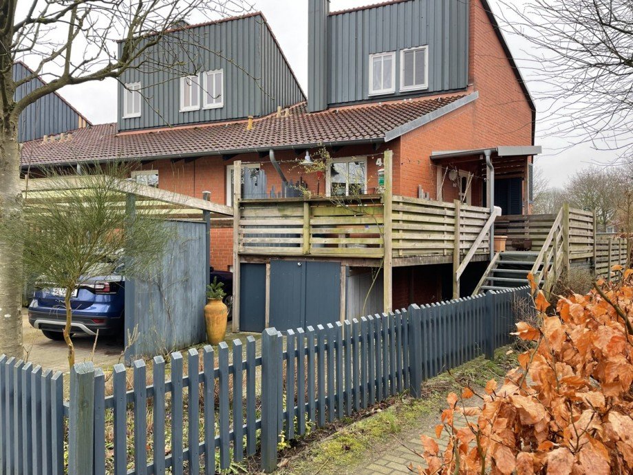 Ansicht Stra�e Reihenendhaus Norderstedt