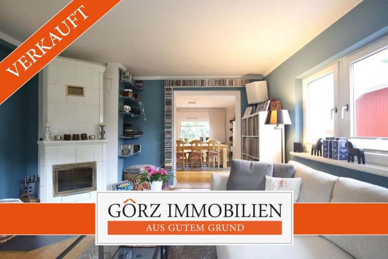 Quickborn Einfamilienhaus *VERKAUFT* Charmantes und stilvolles Einfamilienhaus mit Kaminofen,Carport und Werkstatt