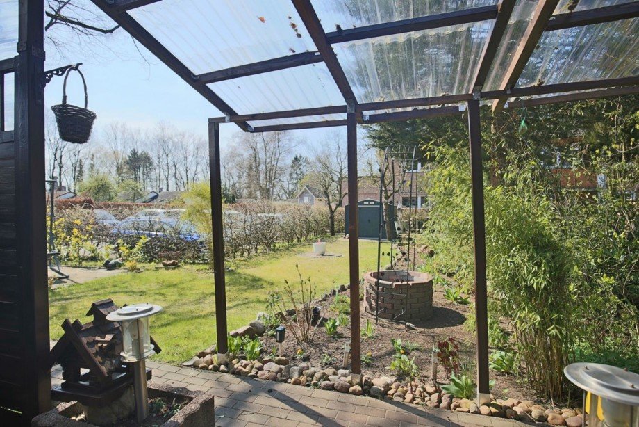 Blick in den Garten Reihenendhaus Norderstedt