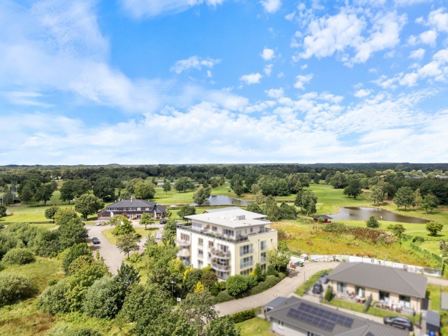 Blick auf den Golfplatz Etagenwohnung Bad Bramstedt