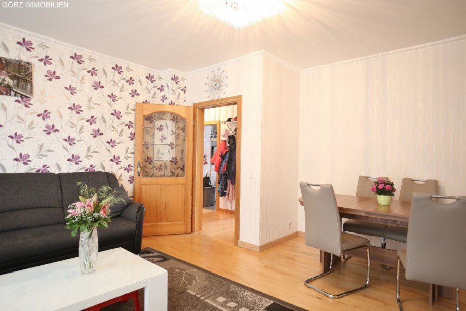 Wohnzimmer mit Essecke Etagenwohnung Norderstedt