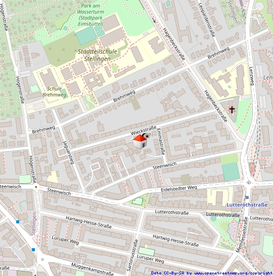 Lageplan Stadthaus Hamburg