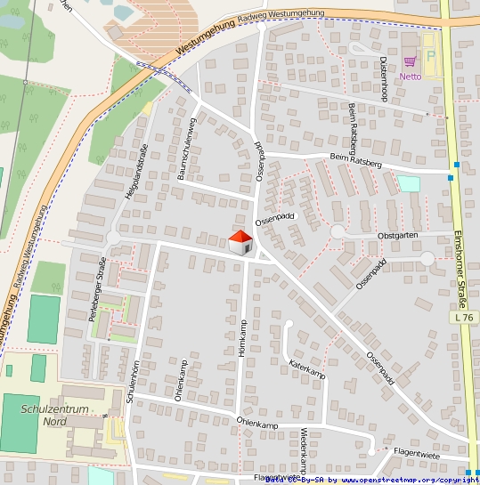 Lageplan Wohngrundst�ck Pinneberg