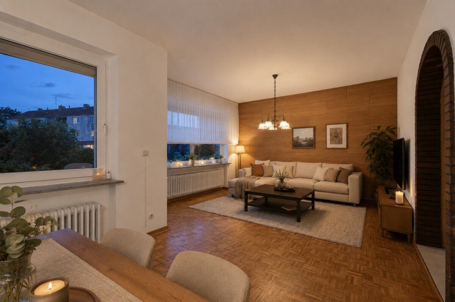Virtuelles Homestaging/Einrichtungsbeispiel Reihenendhaus Norderstedt