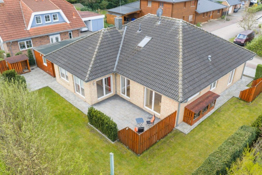 Drohnenfoto Einfamilienhaus Gro�enaspe