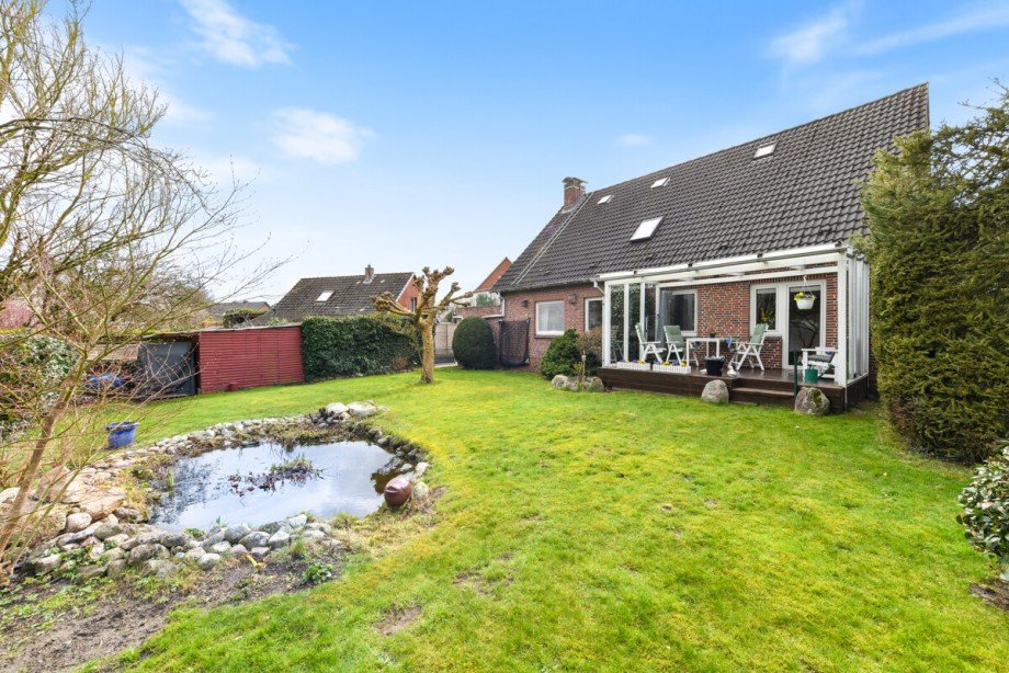 Ansicht Garten Zweifamilienhaus Tangstedt