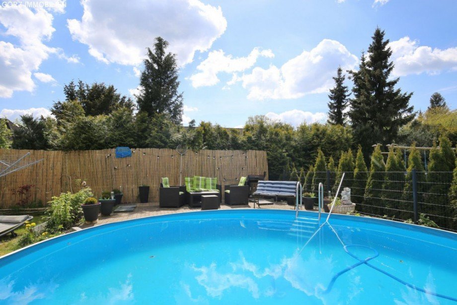 Stahl-Standpool, 1,60 m Tiefe Doppelhaush�lfte Quickborn-Heide