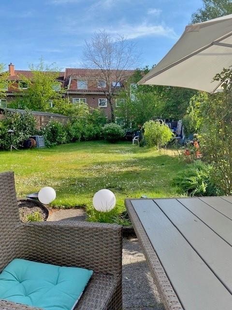 Blick in den Garten Reihenhaus Norderstedt