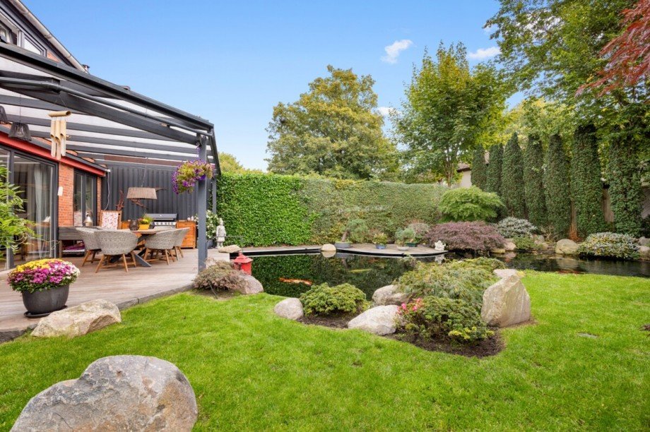 �berdachte Terrasse Reihenendhaus Hamburg / Lurup