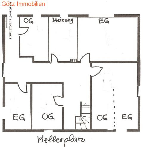Kellerplan Doppelhaush�lfte Pinneberg