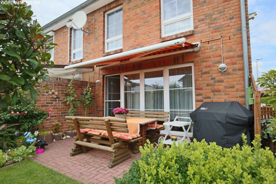 Sch�ne Terrasse Reihenendhaus Pinneberg