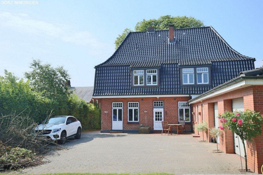 R�ckseite des Hauses Villa Hanerau-Hademarschen
