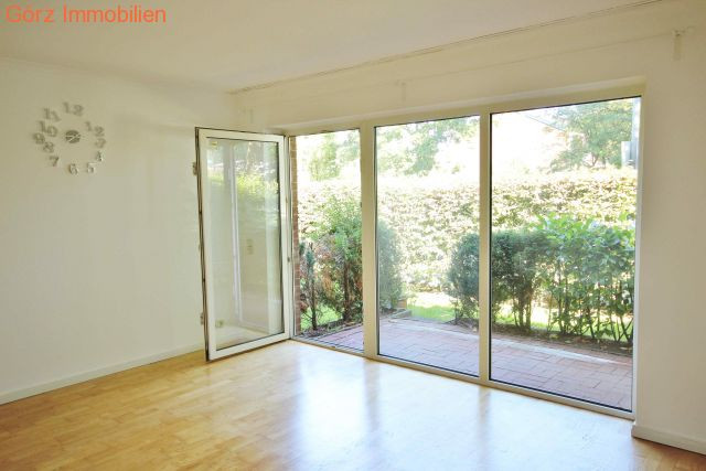 Der Terrassenzugang Terrassenwohnung Hamburg