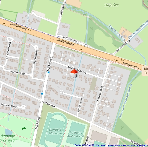 Lageplan Einfamilienhaus Hamburg