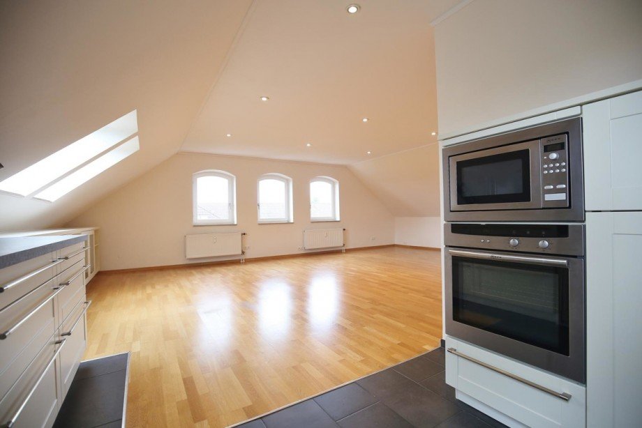K�che und Wohnen Etagenwohnung Hamburg