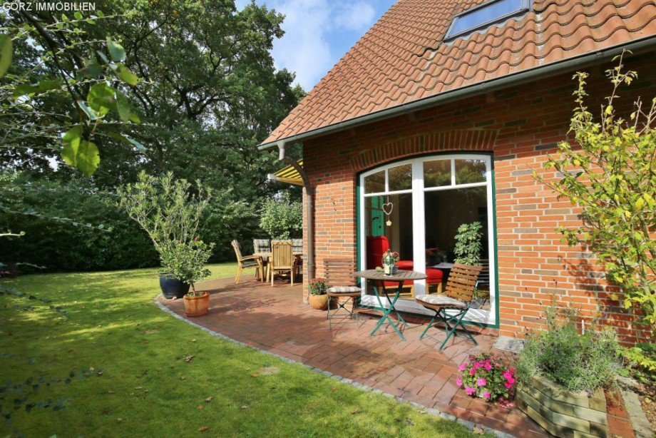 Kleine S�dterrasse Einfamilienhaus Norderstedt