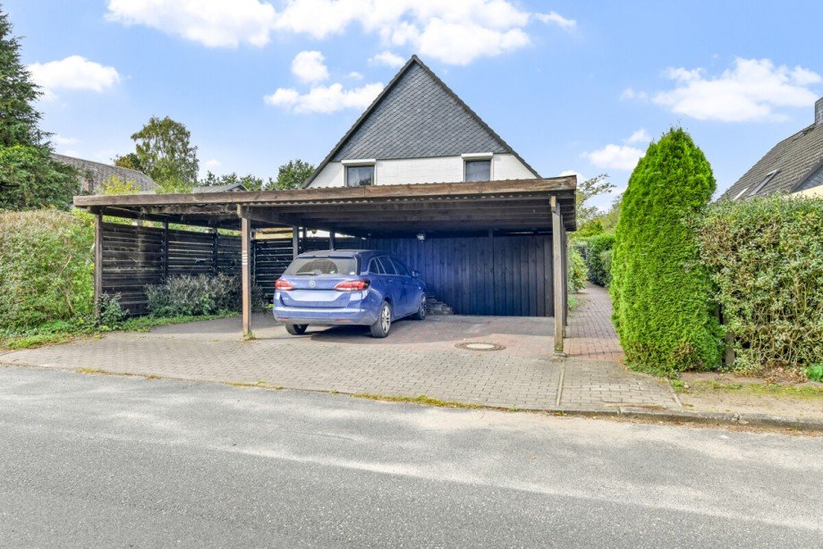Carport Doppelhaush�lfte Norderstedt