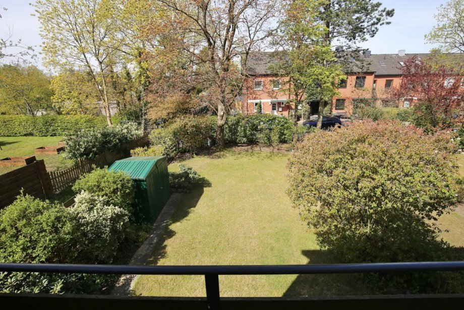 Blick vom Balkon Reiheneckhaus Norderstedt