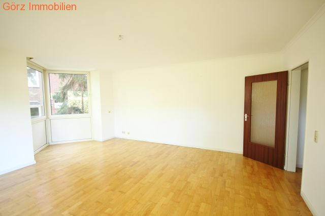 Wohnzimmer mit Erker Terrassenwohnung Hamburg