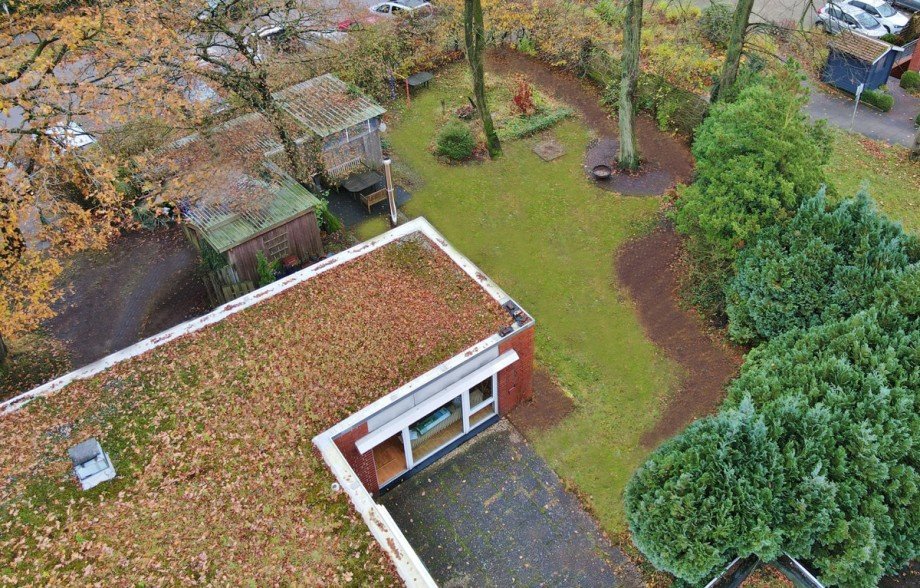 Drohnenansicht Bungalow Norderstedt