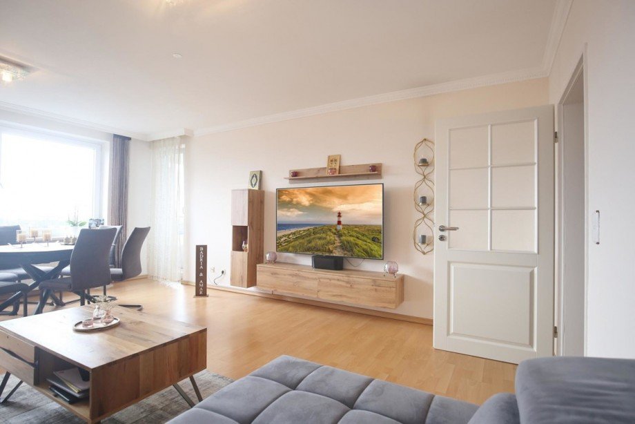 Wohnzimmer Dachgeschosswohnung Norderstedt