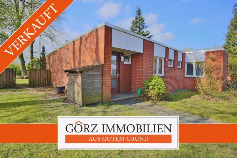  Norderstedt Bungalow *VERKAUFT* - Gro�z�giger Atrium-Bungalow mit ca. 196 m� Wohn/Nutzfl. gro�em Grundst�ck und TG in Toplage!