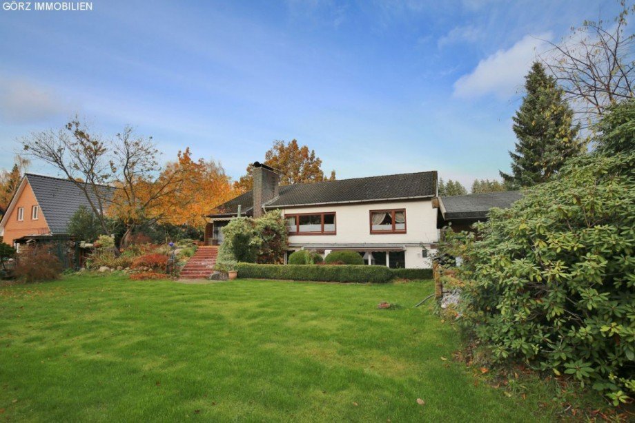 Blick vom Garten Einfamilienhaus Quickborn-Heide