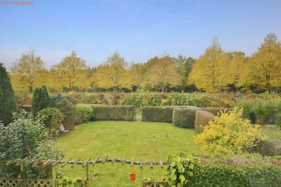 Blick in den Garten Einfamilienhaus Norderstedt