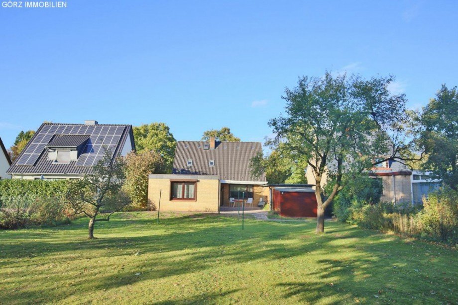 Blick vom Garten! Einfamilienhaus Norderstedt
