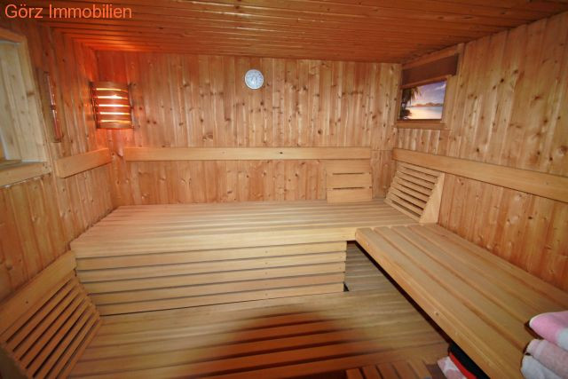 Die Sauna von innen Doppelhaush�lfte Norderstedt