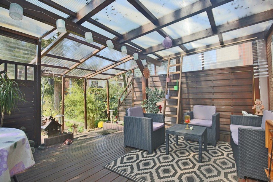 �berdachte Terrasse Reihenendhaus Norderstedt