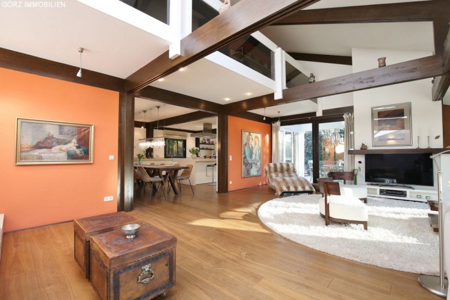 Blick auf die Galerie Einfamilienhaus Sieversh�tten