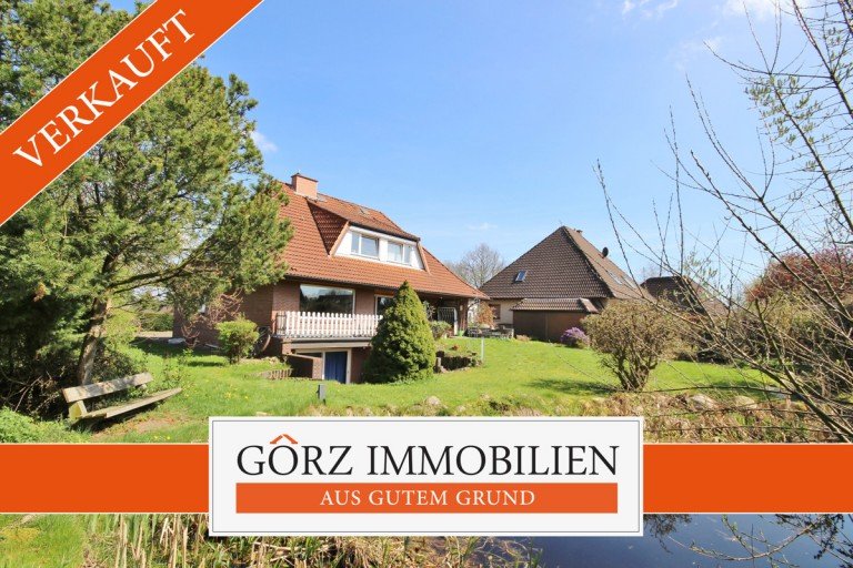 VERKAUFT Lentf�hrden Einfamilienhaus *VERKAUFT* Gro�es Einfamilienhaus mit Gartenteich in idyllischer Feldrandlage