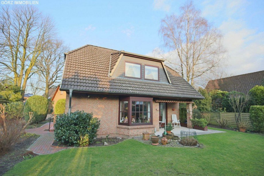 Blick zur Terrasse Einfamilienhaus Norderstedt
