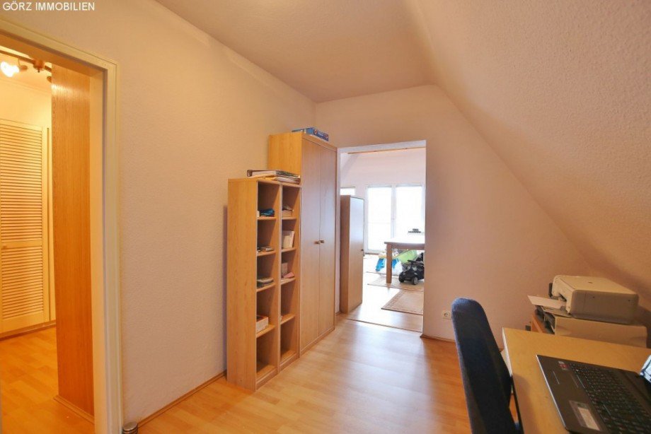 Arbeitszimmer: Blick zur Loggia Einfamilienhaus Rellingen