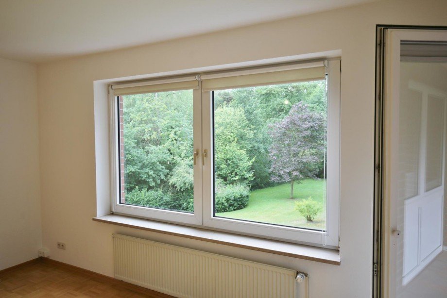 Blick aus dem WOhnzimmer Etagenwohnung Quickborn