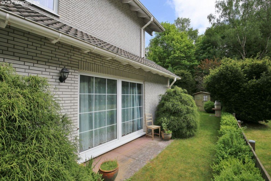 Kleine Westterrasse Doppelhaush�lfte Norderstedt