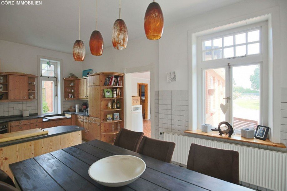 gro�z�gige Wohnk�che Villa Hanerau-Hademarschen