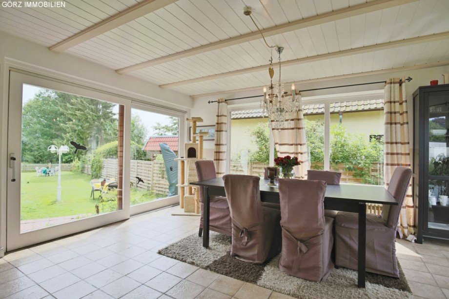 Wintergarten mit Aussicht Einfamilienhaus Barmstedt