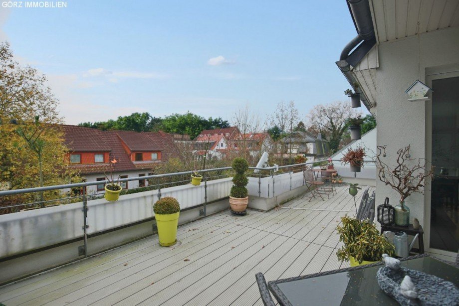 gro�e S�d-Terrasse Penthousewohnung Hamburg