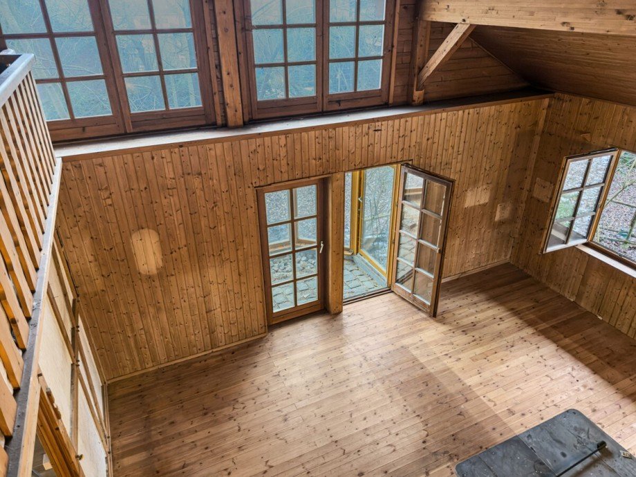 Blick von der Galerie Einfamilienhaus Sieversh�tten