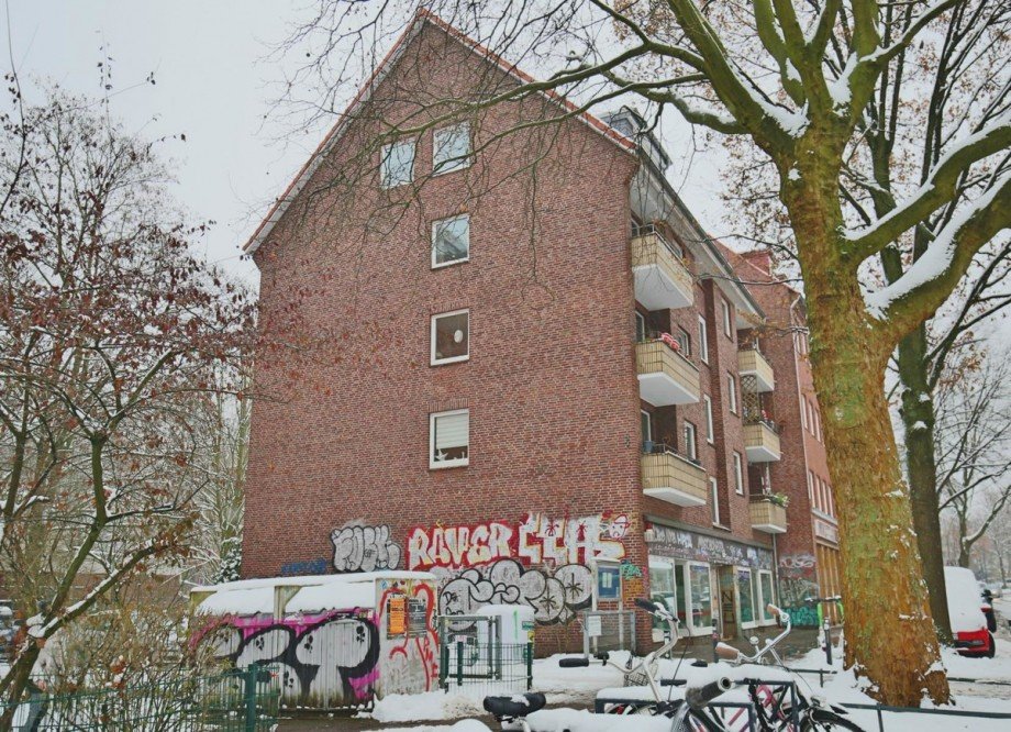 Seitenansicht Wohn- / Gesch�ftshaus Hamburg