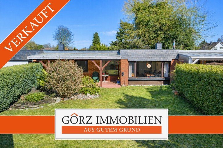  Henstedt-Ulzburg Reihenmittelhaus *VERKAUFT* Gepflegter Winkelbungalow in ruhiger Sackgassenlage mit uneinsehbarem Garten