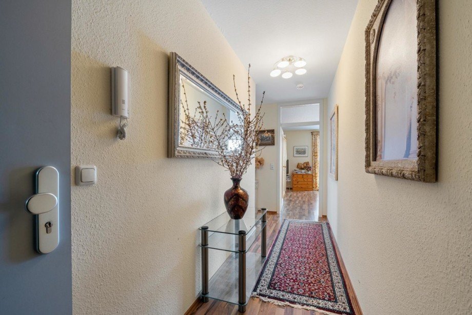 Blick in das Schlafzimmger Etagenwohnung Bad Bramstedt