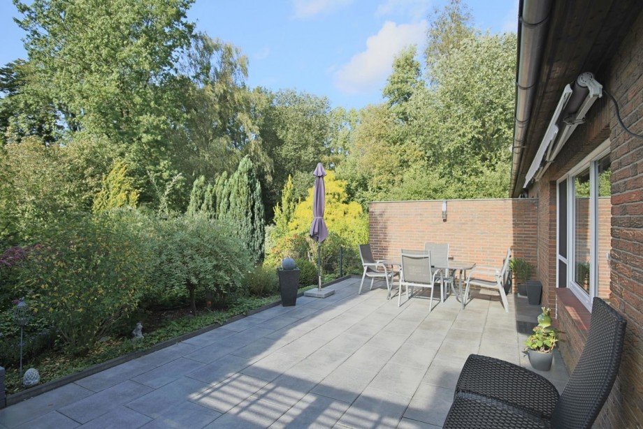 Terrasse Doppelhaush�lfte Pinneberg