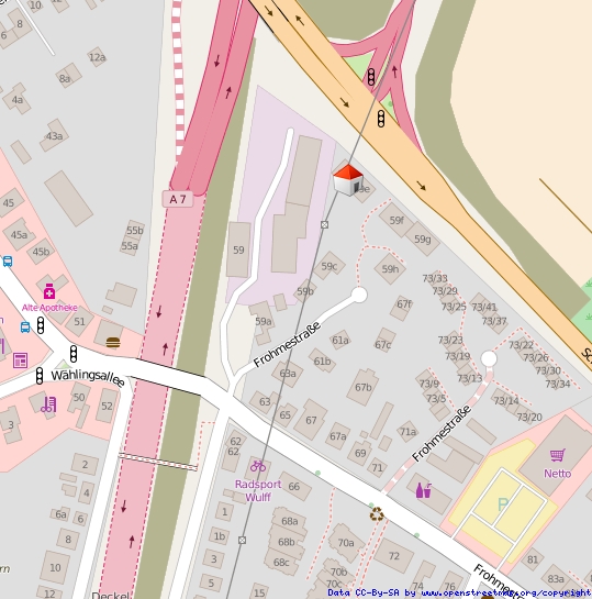 Lageplan Maisonettewohnung Hamburg