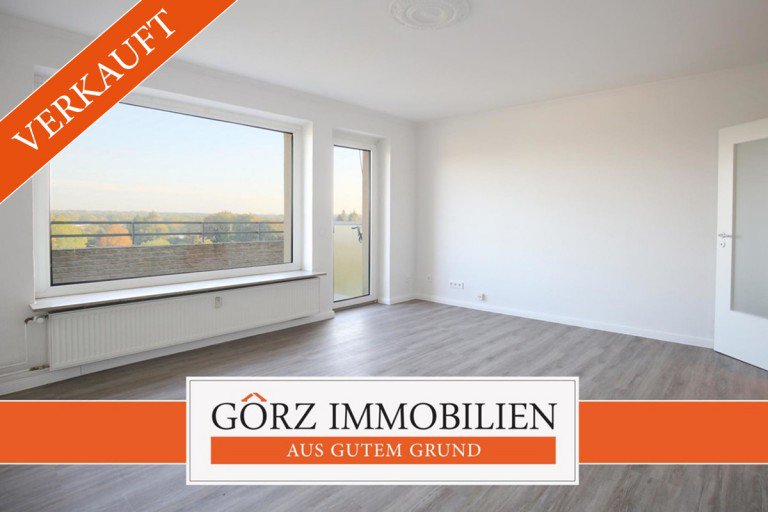 MC7162 Norderstedt Etagenwohnung *VERKAUFT* Den Fernsehturm im Blick - 3 Zimmer Endetage an der Hamburger Stadtgrenze